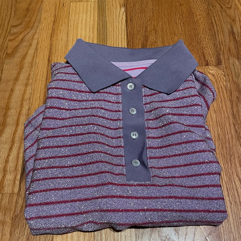 MM6 Maison Margiela Lilac Print Crop Top